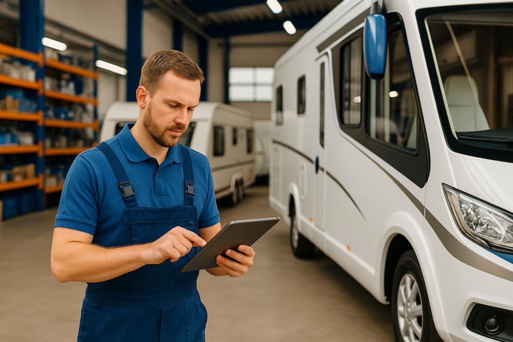 Wohnmobile caravaning wohnwagen in der Praxis bei Brecht Caravan GmbH & Co KG