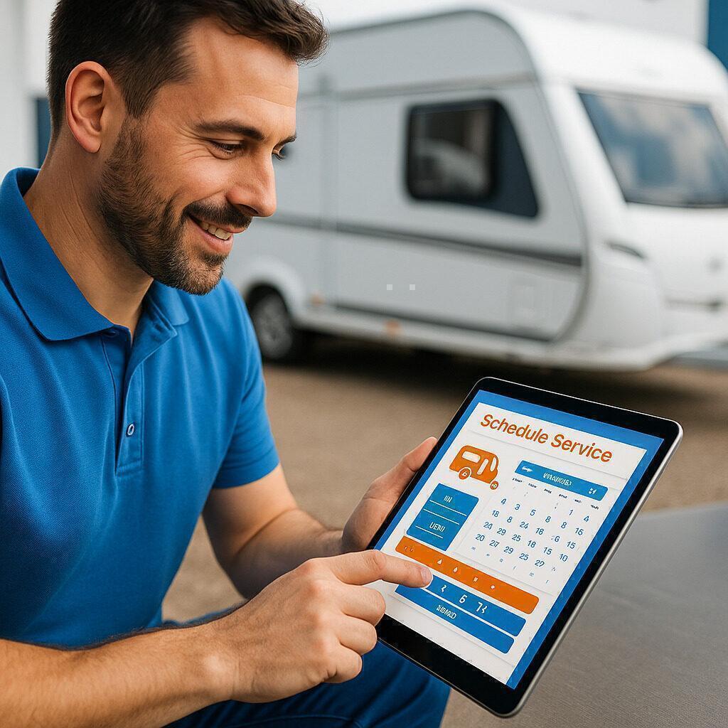 Digitale Annahme und Terminplanung – Brecht Caravan GmbH & Co KG